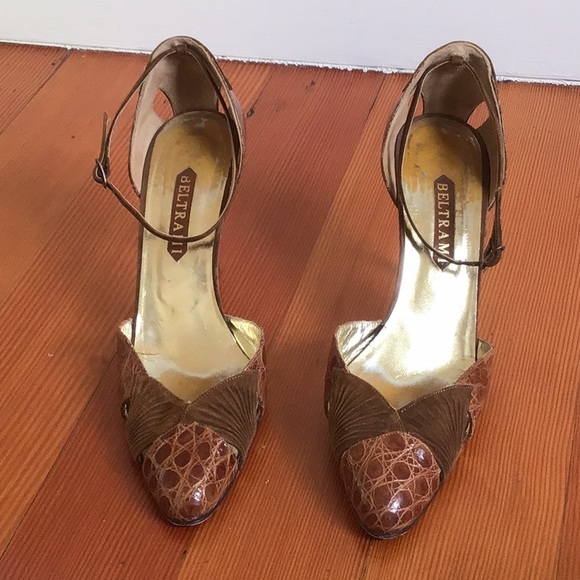 Beltrami Heels Skin/Suede - Picture 2 of 8